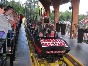 Canobie Lake Park Rollercoaster in Salem, NH